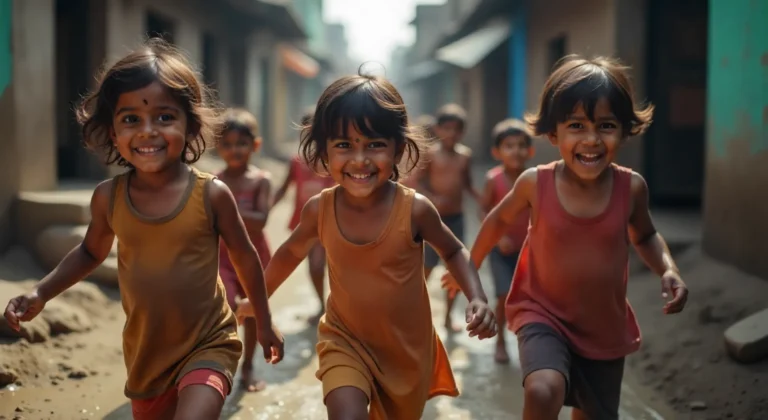 smiling-kids-in-indian-slums